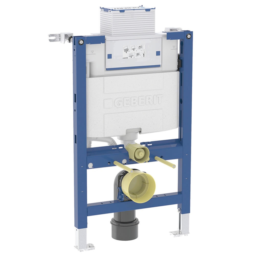 Cutout image of Geberit Duofix 820mm Concealed Wall-Hung WC Frame & Omega Cistern